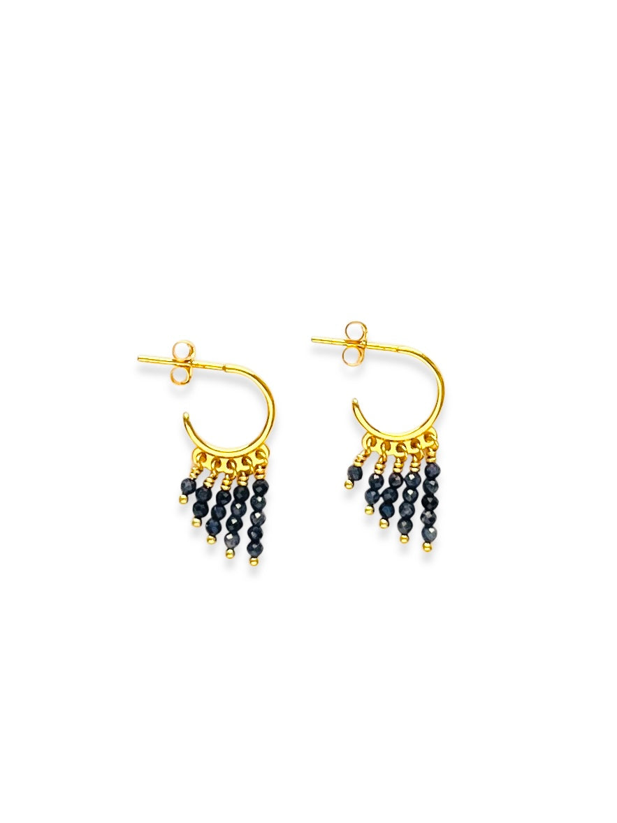 Sparkling Sapphire | Hoops